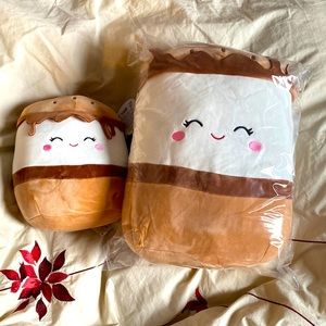 Squishmallow 12" New Carmelita & 8” inch